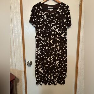 Brown and Cream Dress